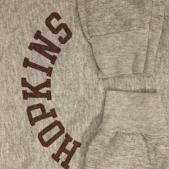 Vintage Champion Sweatshirt Hopkins on Heather Gray 41 chest USA made Large 80s - Picture 5 of 5